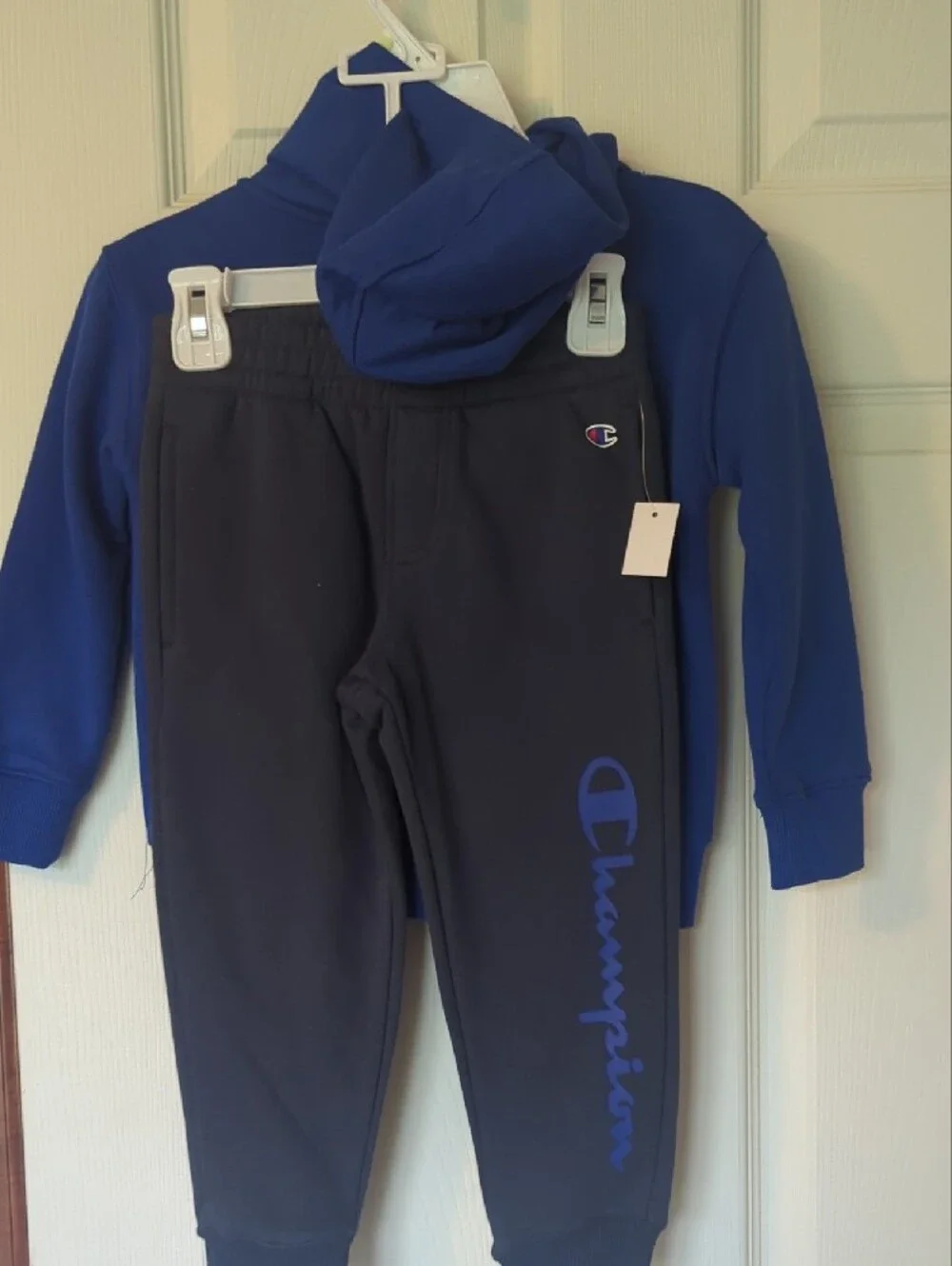 Champion Kids Royal Blue Hoodie and Jogger Set